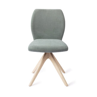 Jesper Home Ikata Breezy Blue Eetkamerstoel - Revolve Oak Bleach
