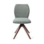 Jesper Home Ikata Breezy Blue Eetkamerstoel - Revolve Oak Walnut