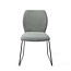 Jesper Home Ikata Breezy Blue Eetkamerstoel - Slide Black
