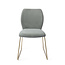 Jesper Home Ikata Breezy Blue Eetkamerstoel - Slide Gold