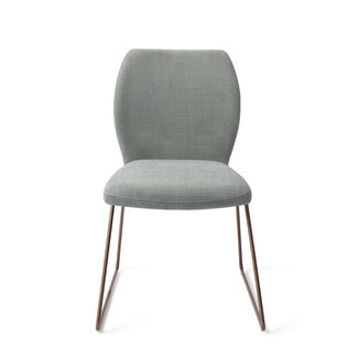 Jesper Home Ikata Breezy Blue Eetkamerstoel - Slide Rose