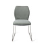 Jesper Home Ikata Breezy Blue Eetkamerstoel - Slide Steel