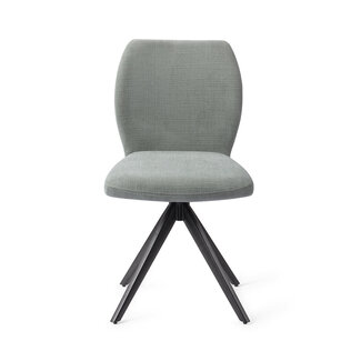 Jesper Home Ikata Breezy Blue Eetkamerstoel - Turn Black