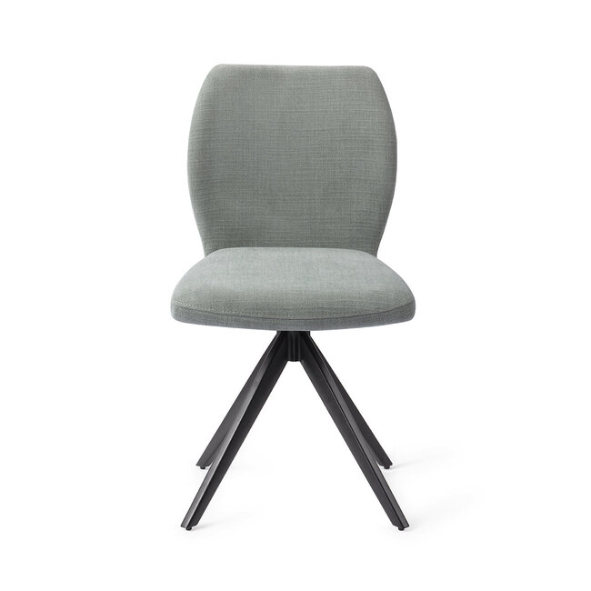 Jesper Home Ikata Breezy Blue Eetkamerstoel - Turn Black