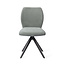 Jesper Home Ikata Breezy Blue Eetkamerstoel - Turn Black