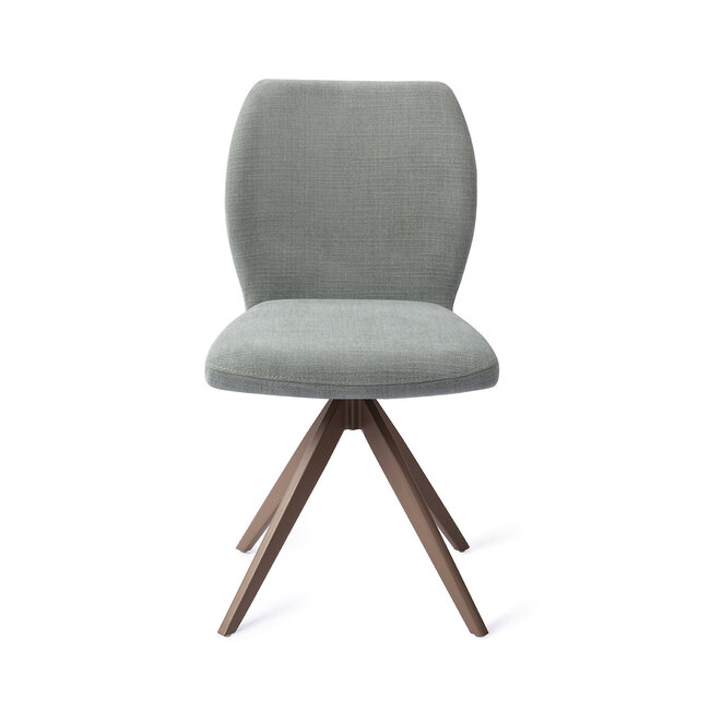 Jesper Home Ikata Breezy Blue Eetkamerstoel - Turn Brown