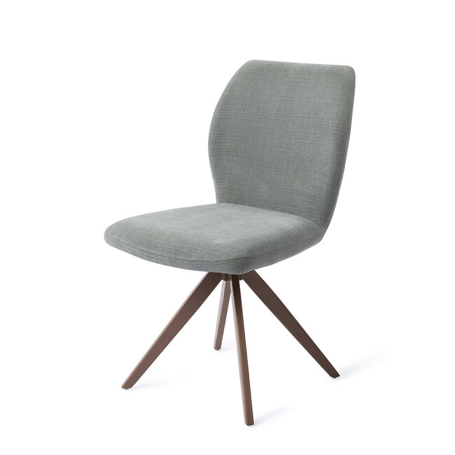 Jesper Home Ikata Breezy Blue Eetkamerstoel - Turn Brown