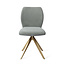 Jesper Home Ikata Breezy Blue Eetkamerstoel - Turn Gold