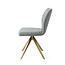 Jesper Home Ikata Breezy Blue Eetkamerstoel - Turn Gold