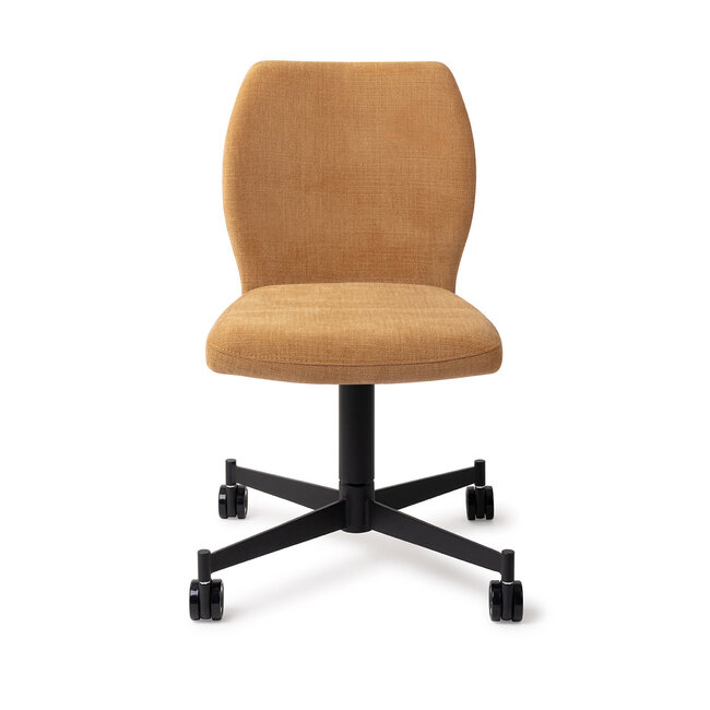 Jesper Home Ikata Honey Harvest Eetkamerstoel - Caster Black