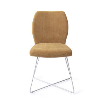 Jesper Home Ikata Honey Harvest Eetkamerstoel - Cross White