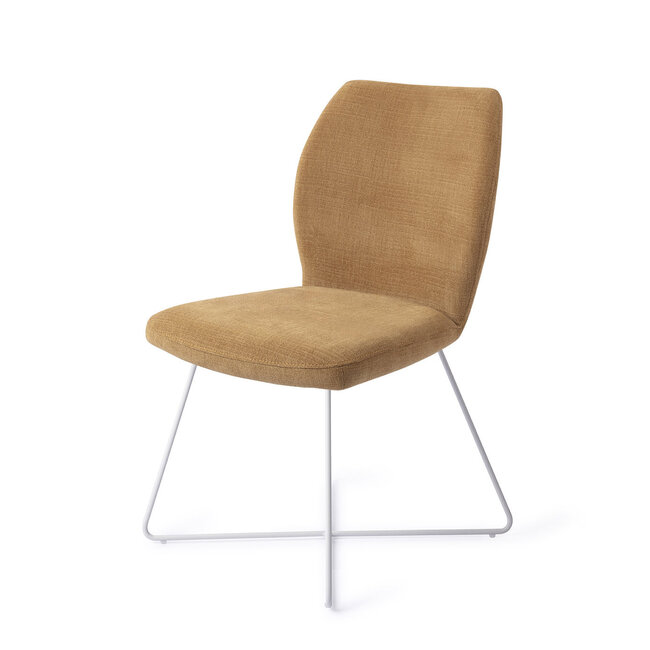 Jesper Home Ikata Honey Harvest Eetkamerstoel - Cross White