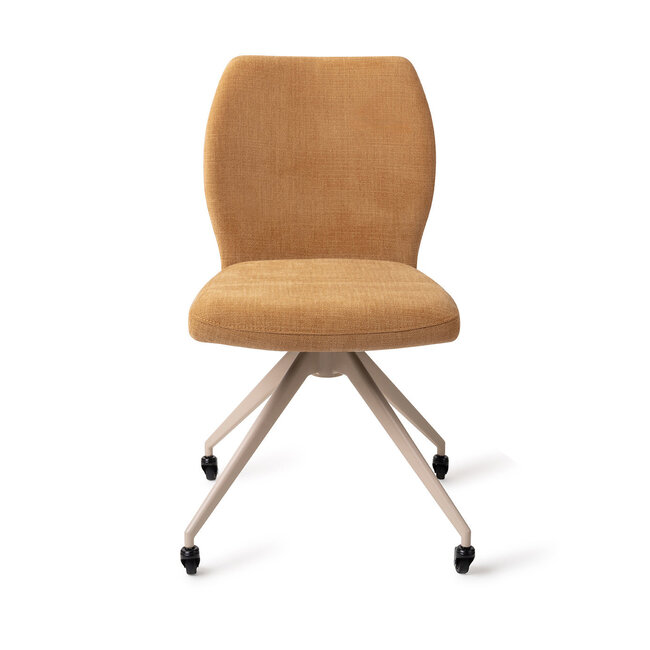Jesper Home Ikata Honey Harvest Eetkamerstoel - Glide Beige