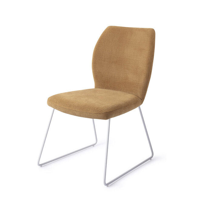 Jesper Home Ikata Honey Harvest Eetkamerstoel - Slide White