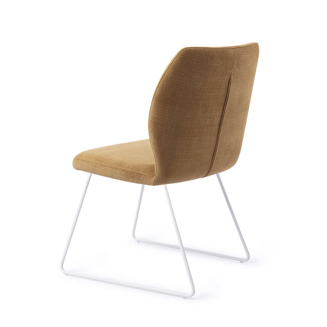 Jesper Home Ikata Honey Harvest Eetkamerstoel - Slide White