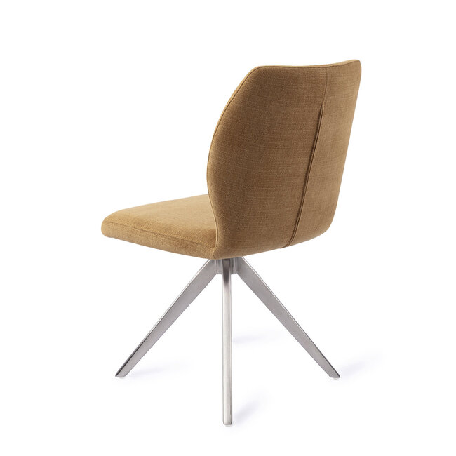 Jesper Home Ikata Honey Harvest Eetkamerstoel - Turn Steel