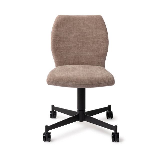 Jesper Home Ikata Mocha Mist Eetkamerstoel - Caster Black