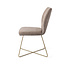 Jesper Home Ikata Mocha Mist Eetkamerstoel - Cross Gold