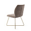 Jesper Home Ikata Mocha Mist Eetkamerstoel - Cross Gold