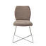 Jesper Home Ikata Mocha Mist Eetkamerstoel - Cross Steel