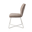 Jesper Home Ikata Mocha Mist Eetkamerstoel - Cross Steel