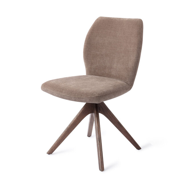 Jesper Home Ikata Mocha Mist Eetkamerstoel - Revolve Oak Walnut