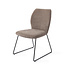 Jesper Home Ikata Mocha Mist Eetkamerstoel - Slide Black