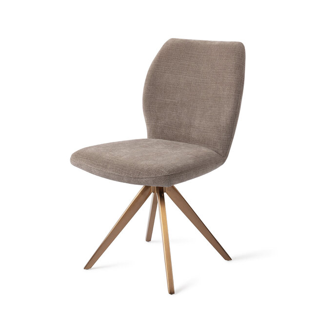 Jesper Home Ikata Mocha Mist Eetkamerstoel - Turn Rose