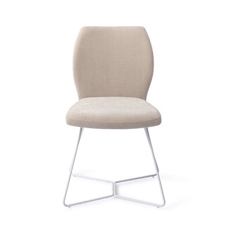 Jesper Home Ikata Sand Strand Eetkamerstoel - Beehive White