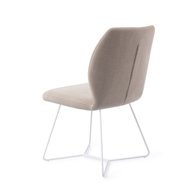 Jesper Home Ikata Sand Strand Eetkamerstoel - Beehive White