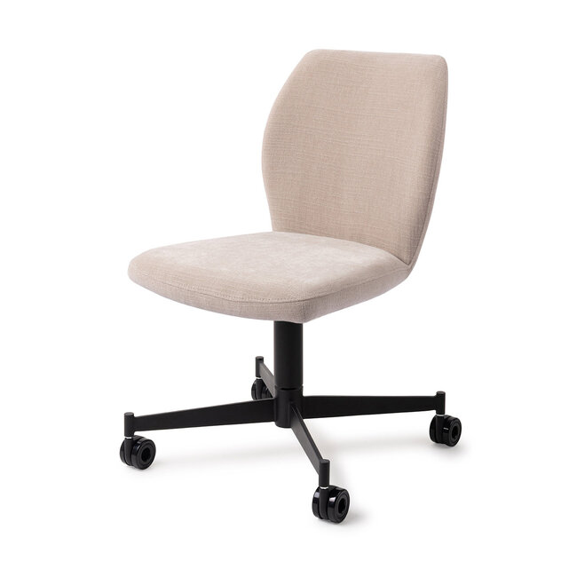 Jesper Home Ikata Sand Strand Eetkamerstoel - Caster Black