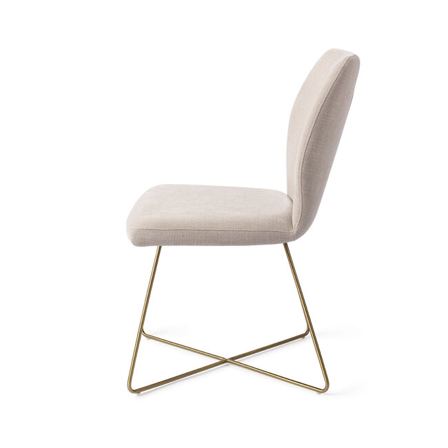 Jesper Home Ikata Sand Strand Eetkamerstoel - Cross Gold