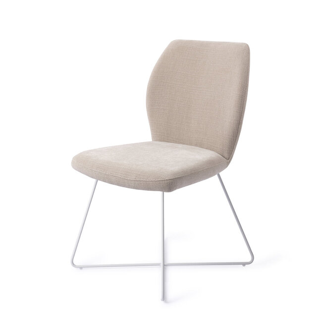 Jesper Home Ikata Sand Strand Eetkamerstoel - Cross White