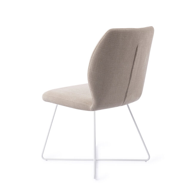 Jesper Home Ikata Sand Strand Eetkamerstoel - Cross White