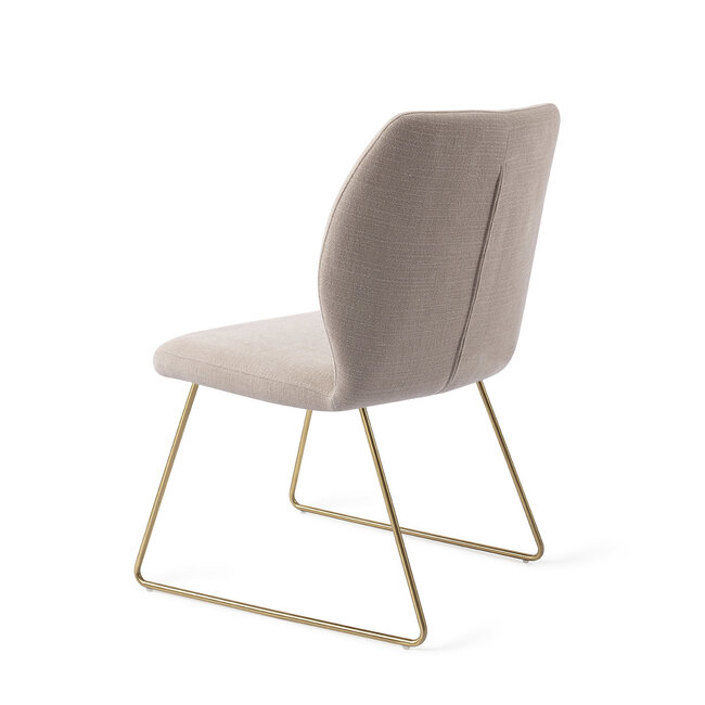 Jesper Home Ikata Sand Strand Eetkamerstoel - Slide Gold
