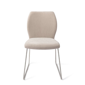 Jesper Home Ikata Sand Strand Eetkamerstoel - Slide Steel