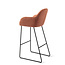 Jesper Home Kushi Amber Autumn Barkruk (H) - Bar Slide Black