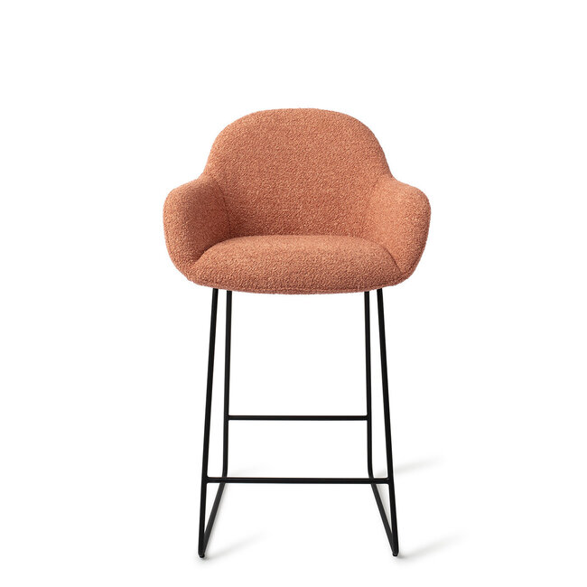 Jesper Home Kushi Amber Autumn Barkruk (L) - Counter Slide Black