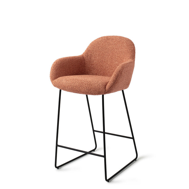 Jesper Home Kushi Amber Autumn Barkruk  - Slide Black (L)