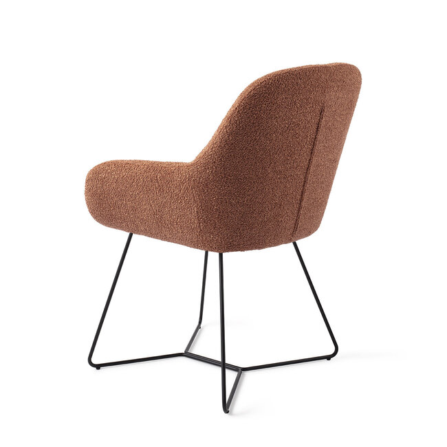 Jesper Home Kushi Amber Autumn Eetkamerstoel - Beehive Black