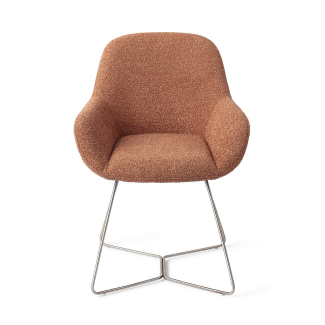 Jesper Home Kushi Amber Autumn Eetkamerstoel - Beehive Steel