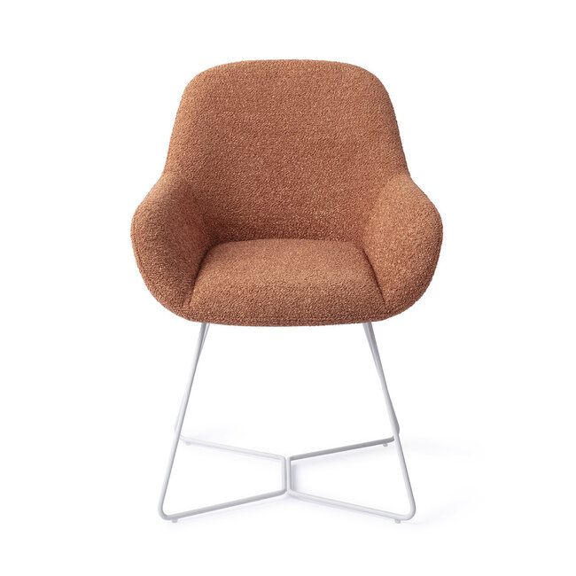 Jesper Home Kushi Amber Autumn Eetkamerstoel - Beehive White