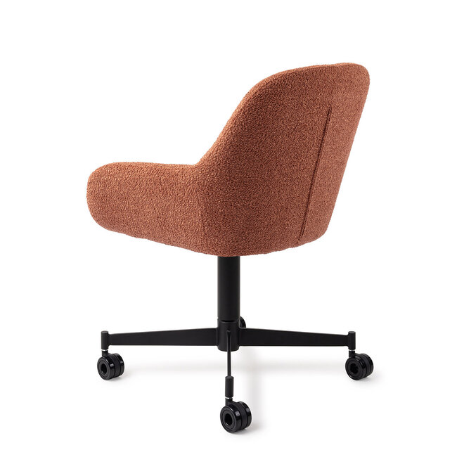 Jesper Home Kushi Amber Autumn Eetkamerstoel - Caster Black