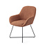 Jesper Home Kushi Amber Autumn Eetkamerstoel - Cross Black