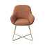 Jesper Home Kushi Amber Autumn Eetkamerstoel - Cross Gold