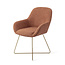 Jesper Home Kushi Amber Autumn Eetkamerstoel - Cross Gold