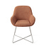 Jesper Home Kushi Amber Autumn Eetkamerstoel - Cross Steel