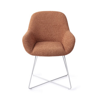 Jesper Home Kushi Amber Autumn Eetkamerstoel - Cross White
