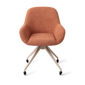Jesper Home Kushi Amber Autumn Eetkamerstoel - Glide Beige
