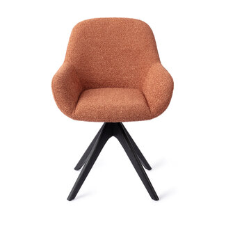Jesper Home Kushi Amber Autumn Eetkamerstoel - Revolve Oak Black